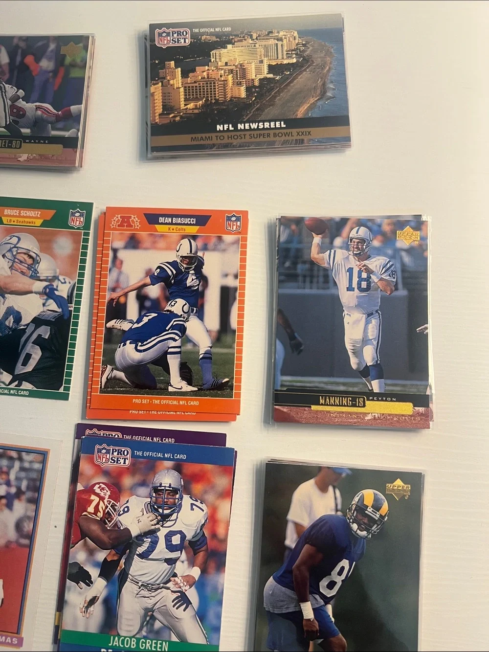 87 Vintage NFL Football Card Lot - Great for Collectors